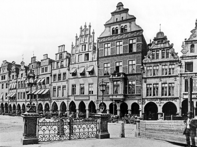 Prinzipalmarkt in Münster 1885